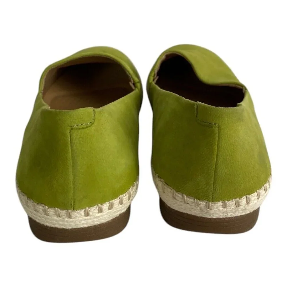 DANSKO Lesley Nubuck Slip-On Shoes Women's Size EU 42 (US 10-10.5) Green